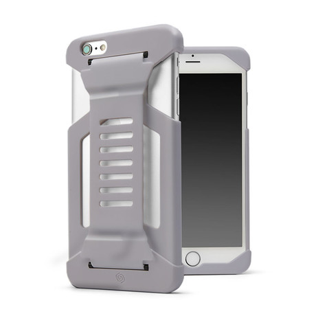Grip2u iPhone Case // Light Grey (iPhone 6)