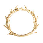 Antler Wreath (Gold)