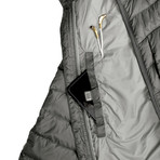 Cascade Hooded Down Jacket // Charcoal (L)
