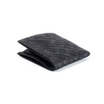 Slim Fold Wallet Hand Woven (Brown)