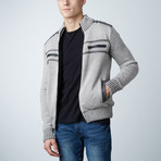 Zip-Up Sweater // Oatmeal (M)