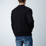 Zip-Up Sweater // Black (M)