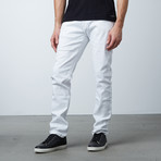 Garment Dyed 5-Pocket Jean // White (34WX32L)