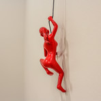Climbing Woman // Position 4 (Red)