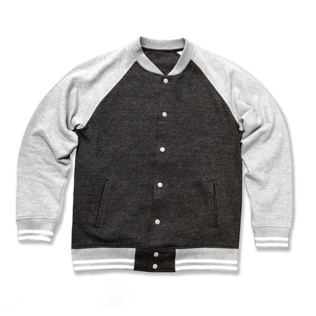 Varsity Jacket // Charcoal (XS)