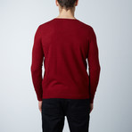 V-Neck Layering Sweater // Burgundy (L)