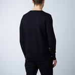 V-Neck Layering Sweater // Black (S)