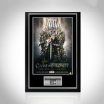 Game Of Thrones // Cast Hand-Signed Poster // Custom Frame 1
