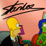 Simpsons // Stan Lee // Hand-Signed Photo // Custom Frame 2