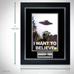 X-Files // Hand-Signed Photo // Custom Frame