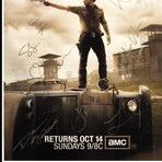 Walking Dead // Cast Hand-Signed Poster // Custom Frame 2