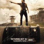 Walking Dead // Cast Hand-Signed Poster // Custom Frame 2