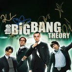 Big Bang Theory // Cast Hand-Signed Poster // Custom Frame 1