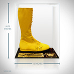 Hulk Hogan // Hand Signed Boot // Museum Display
