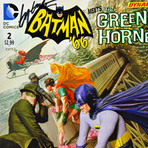 Batman + Green Hornet // Signed Comic Book // Custom Frame