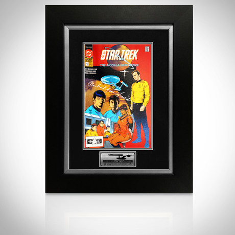 Star Trek // Signed Comic Book // Custom Frame