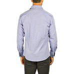 Long-Sleeve Button-Up Shirt // Blue Gray (XL)