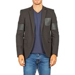 Sleeve + Pocket Detail Blazer // Black (US: 48R)