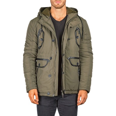 Hooded Jacket // Green (XS)