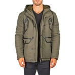 Hooded Jacket // Green (3XL)
