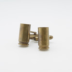 Large Bullet Cuff Links (Antique Silver)