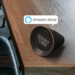 Vobot Smart Clock + Amazon Alexa (Black)