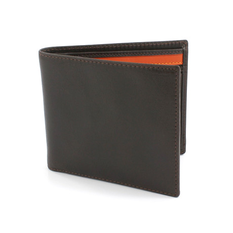 Kingston Wallet W/ Zip // Brown + Orange