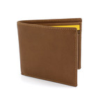 Kingston Wallet W/ Zip // Tan + Yellow