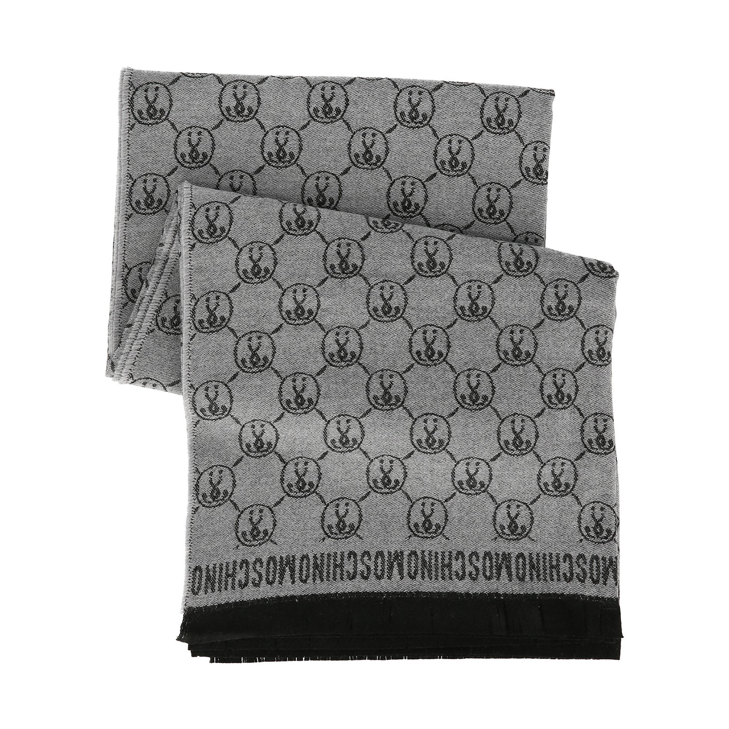 Moschino Logo Design Blanket // Black + Grey - Moschino Blankets ...