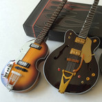 The Beatles // Classic Mini Guitar Replicas // Set of 3