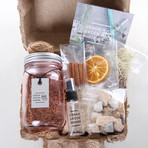 Vintage Glass Jar Terrarium Kit // Pink (Without Air Plant)