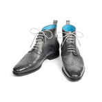 Wingtip Ankle Boots // Gray (Euro: 37)