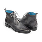 Wingtip Ankle Boots // Gray (Euro: 43)
