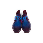 Chukka Boots // Blue + Purple (Euro: 37)