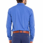 Frog Woven Button-Up Shirt // Sax (XL)