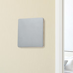 ECLIPSE Series // Square LED Wall Sconce (Silver)