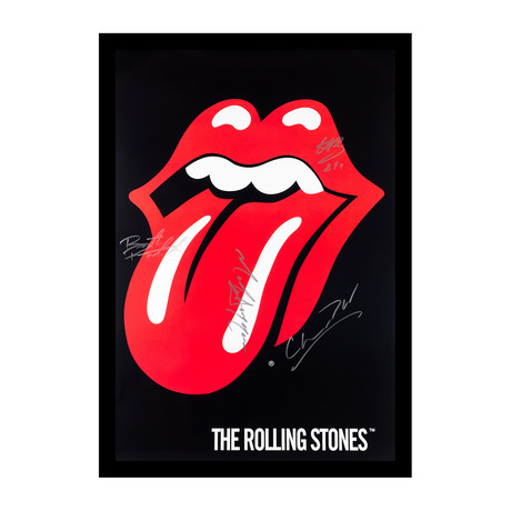 Framed + Signed Poster // Rolling Stones