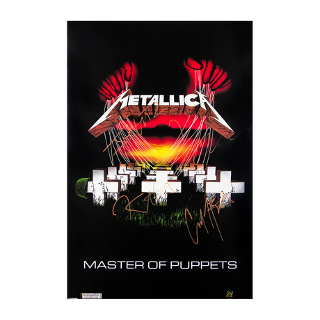 Framed + Signed Poster // Metallica