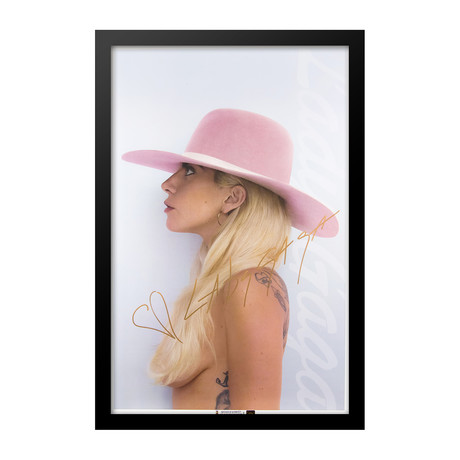Framed + Signed Poster // Lady Gaga I