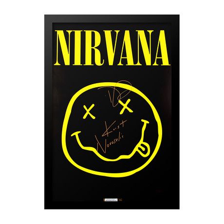 Framed + Signed Poster // Nirvana