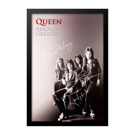 Framed + Signed Poster // Queen
