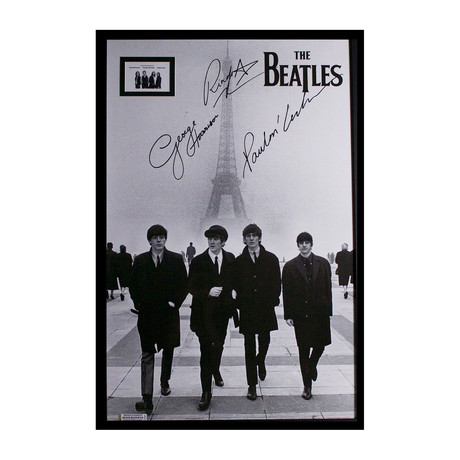 Framed + Signed Poster // The Beatles