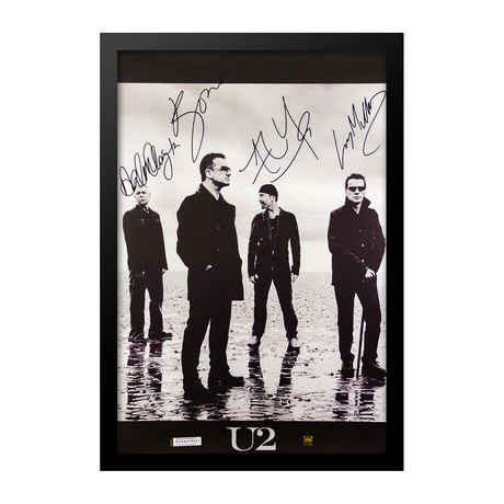 Framed + Signed Poster // U2