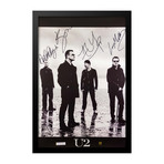 Framed + Signed Poster // U2