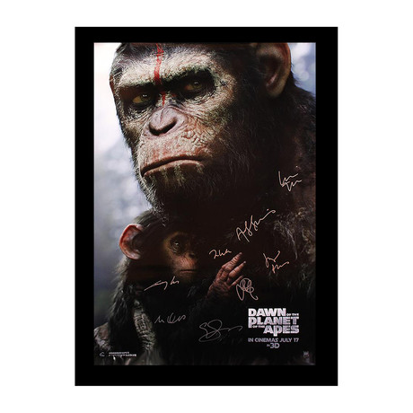 Signed Movie Poster // Planet of the Apes