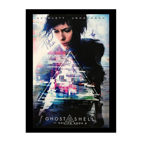 Signed Movie Poster // Ghost in the Shell I