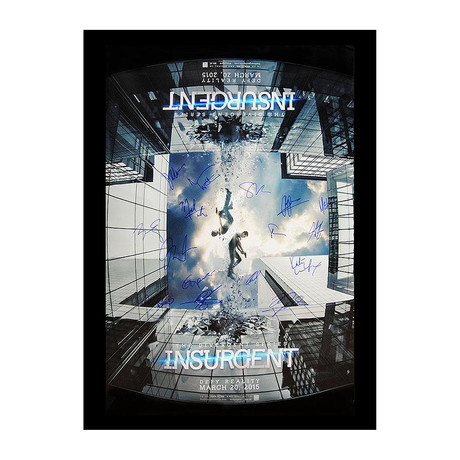 Signed Movie Poster // Divergent