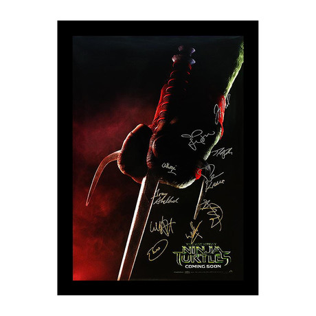 Signed Movie Poster // TMNT