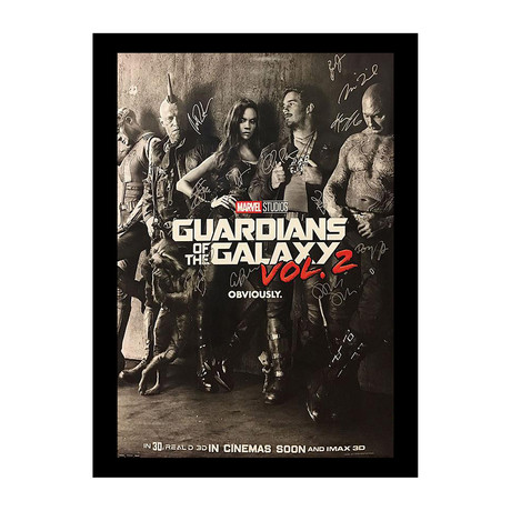 Signed Movie Poster // Guardians of the Galaxy Vol. 2 // Poster I