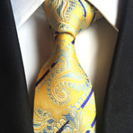 Koenig Silk Tie // Yellow